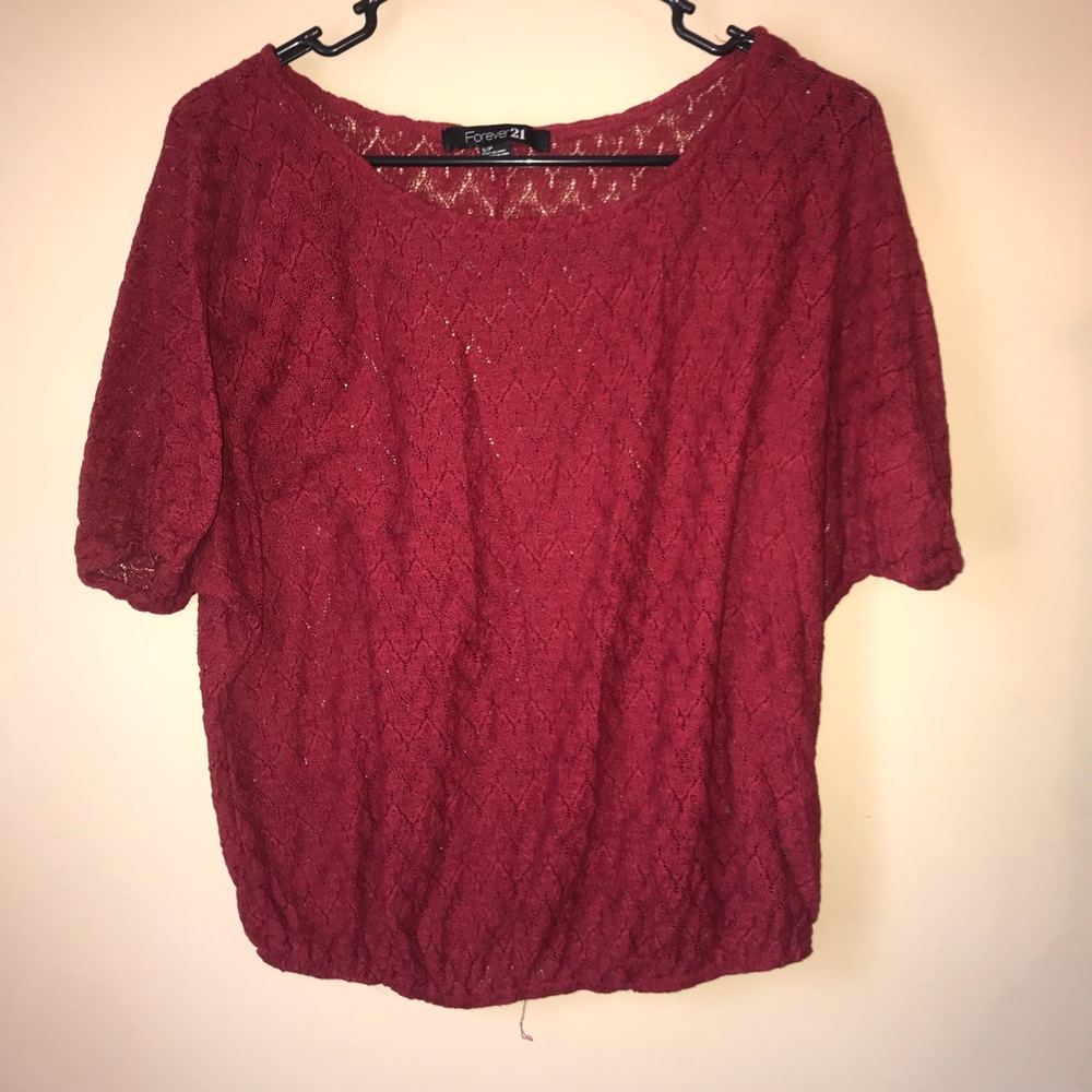 TWO knit short sleeved shirts